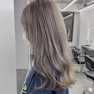 ロング ♡透け感カラー 大賀哲平♡のヘアスタイル