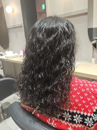 ロング パーマ 🍀☘️阿部 誉叶☘️🍀のヘアスタイル