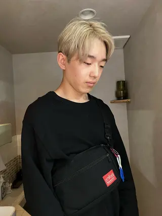 カラー メンズ nishido ハイライト/メンズのヘアスタイル