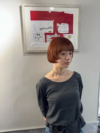 ショート カラー 新宿/ハイトーン /パーマ/戸羽のヘアスタイル