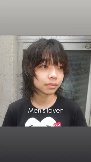 セミロング カラー タマキ/似合わせ カット/Wカラーのヘアスタイル