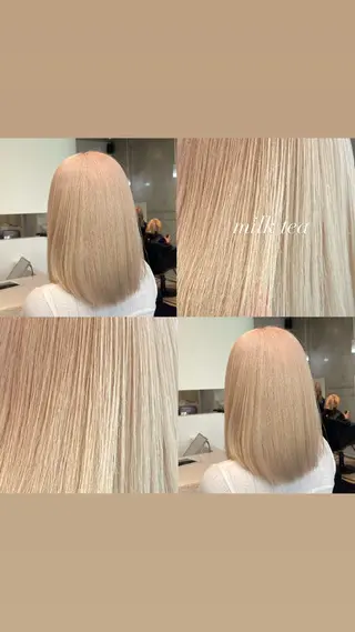 カラー 荻巣 うららのヘアスタイル