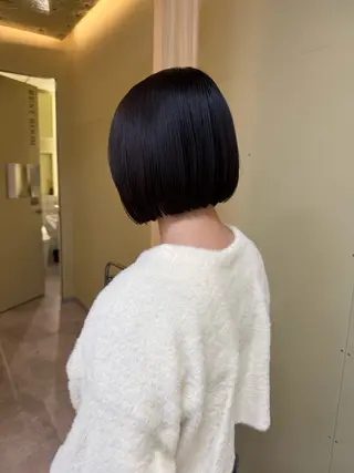 ショート カラー 伶風/ボブ/ ヘーゼルベージュのヘアスタイル