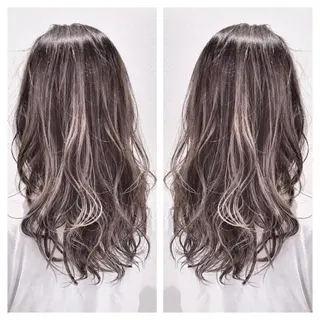 ロング カラー 田中 慎也のヘアスタイル