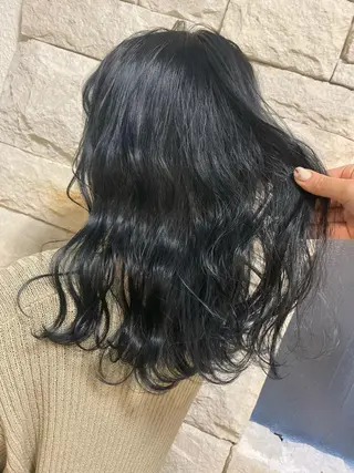 セミロング カラー ヘアアレンジ メンズ キッズ ネイル マツエク・マツパ GO TODAY SHAiRE SALON所属・透明感カラー🤎 ゆりのヘアスタイル
