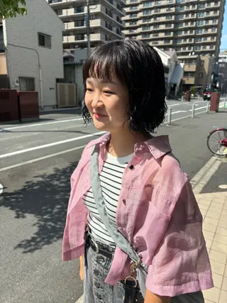 ショート 新村 華奈絵のヘアスタイル