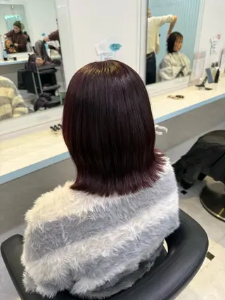 カラー 🍒♡艶髪暖色カラー saaya♡🍒のヘアスタイル