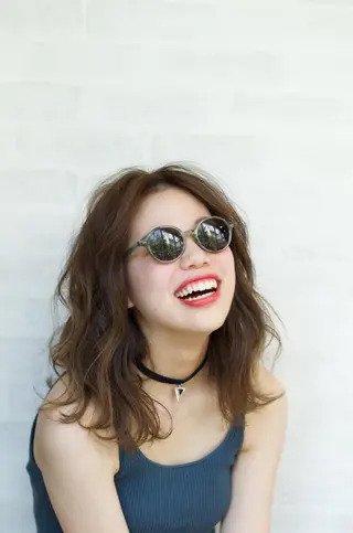 ミディアム パーマ ［似合わせヘア］ ✂︎OGURO✂︎のヘアスタイル