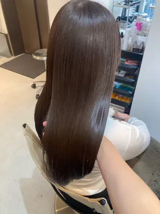 ロング ✨色持ちの良い艶 カラー✨蟹江真世のヘアスタイル