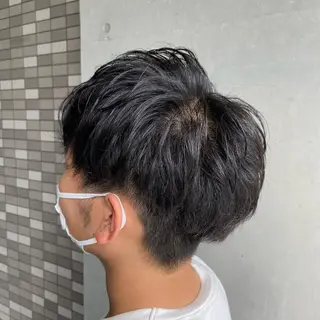 ショート メンズ インナーカラー指名 No.1菊池柊真のヘアスタイル