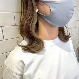 ミディアム カラー 原山 直人のヘアスタイル