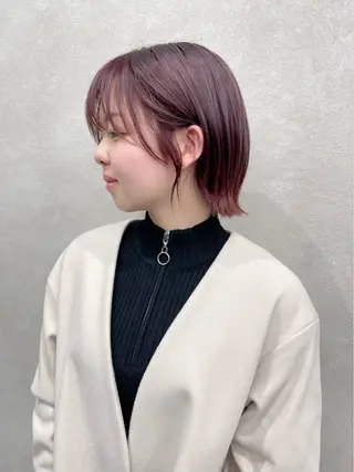 ショート 【韓国ヘア ×透明感カラー】芳川のヘアスタイル