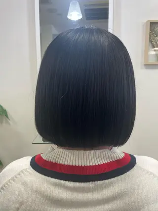 ミディアム 中尾 唯音名のヘアスタイル