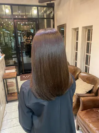 ミディアム Belle 並木通り店所属・rena/ パーマ/カラーのヘアスタイル