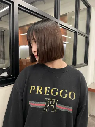 ミディアム 似合わせカット/ ハイトーン/aoiのヘアスタイル