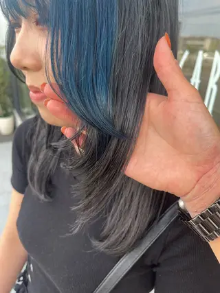 ミディアム 山口 優美のヘアスタイル