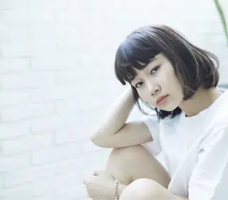 ミディアム カラー パーマ THE DAY所属・AKI HASHIMOTOのヘアスタイル