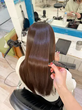 ロング カラー 縮毛矯正×艶髪🎀 /  ionのヘアスタイル