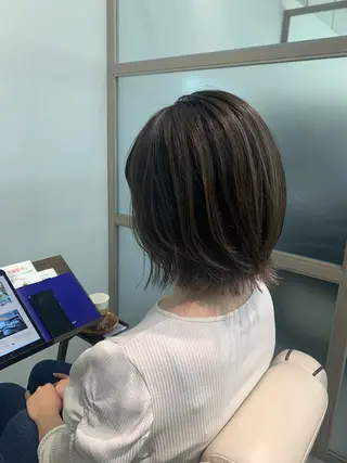 ミディアム 髪質改善×艶カラー Haruのヘアスタイル