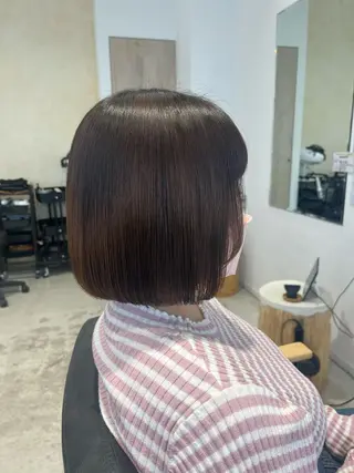 ショート ボブ/美髪矯正 /佐藤　奈巳のヘアスタイル