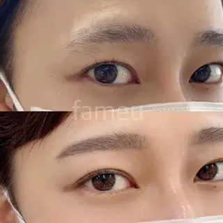 アイブロウ MAHO fameuのマツエク・マツパデザイン