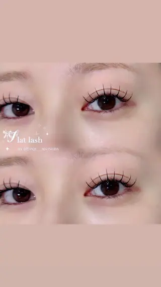 マツエク・マツパ ᴀɴᴊɪ♡束感まつ毛 /京都のマツエク・マツパデザイン