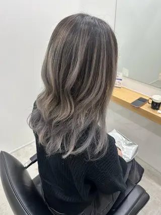 セミロング カラー ヘアセット/艶カラー 💐nao.のヘアスタイル