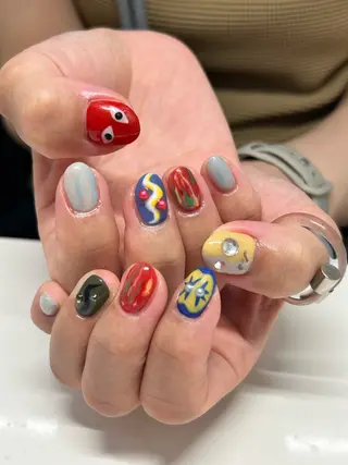 ネイル プライベートネイルサロンone nail所属・one nail 【推し/概念ネイル】のネイルデザイン