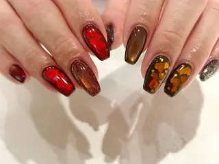 ネイル 🫧なちゅ盛れ/ ちゅるん/EVA🫧のネイルデザイン