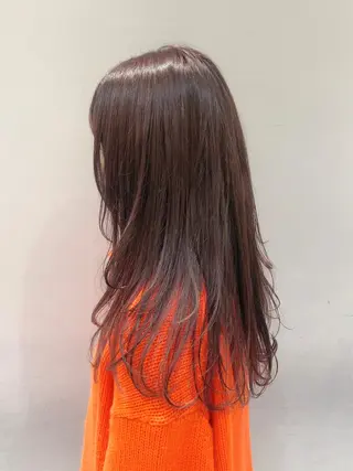 ロング 似合わせ艶髪カラー ❤️ハダユミのヘアスタイル