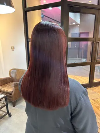 ロング 透明感カラー/ 髪質改善✨️💞萌愛のヘアスタイル