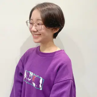 ショート aoi /パーマ /まるみショートのヘアスタイル