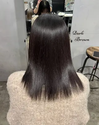 セミロング 深みモテカラー˚✧ YUKAのヘアスタイル