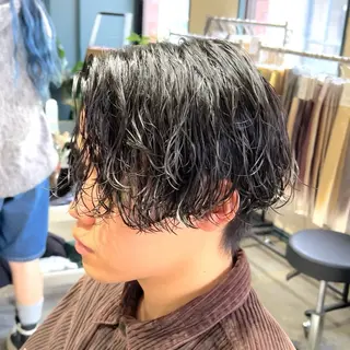 メンズ メンズパーマ眉毛 特化アユム🔥のヘアスタイル