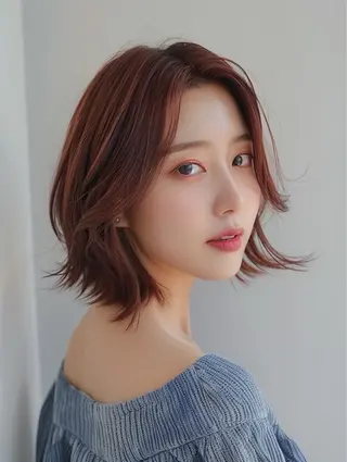 ミディアム 銀座/レイヤー 🌷nonoka🌷のヘアスタイル