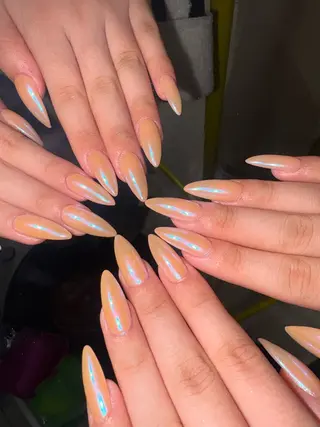 ネイル 33nail✴️栄 スミレ❇️Gel-xのネイルデザイン