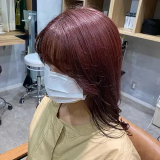 ロング 大久保 優香のヘアスタイル