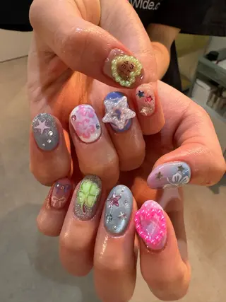 ネイル AOI✩⡱ y2kネイルのネイルデザイン