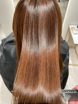 ロング メンズ専門/センター パート/根本 彩永のヘアスタイル