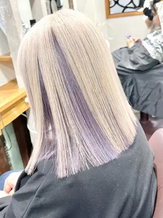 ミディアム LORE福岡天神 韓国/ブリーチのヘアスタイル