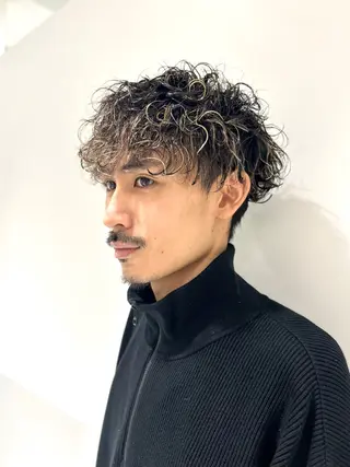 カラー メンズ SALOWIN大宮東口店所属・骨格補正カット✂︎ 🌟菅野陽介🌟のヘアスタイル