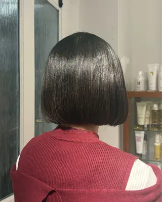 ミディアム rina/似合わせ/ 艶髪カラー/髪質改善のヘアスタイル