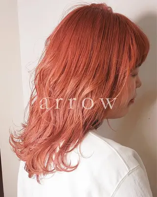 ミディアム カラー arrow🖤 もえみのヘアスタイル