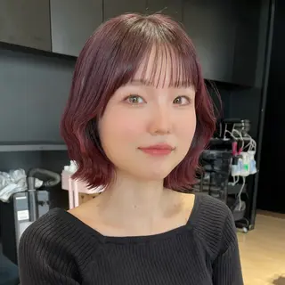 ショート カラー Je suis heureuse Tres所属・早朝セット☀️ レイヤー/Momoのヘアスタイル