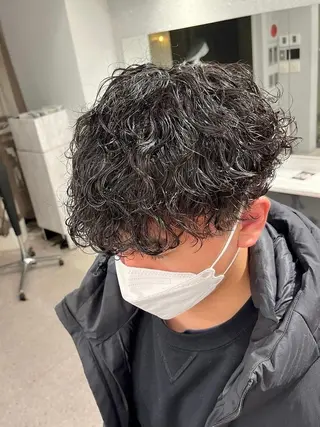 メンズ メンズカット/眉カッ ト/ブリーチ/シオリのヘアスタイル