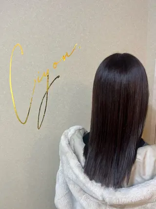 セミロング カラー 【Ciyon.】 Momokoのヘアスタイル