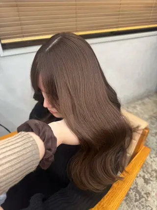 ロング カラー ブリーチ/艶カラー/ sakura❤︎のヘアスタイル
