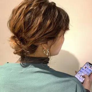 ミディアム 園 冬稀のヘアスタイル