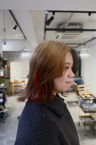 カラー Matsuda Koutaのヘアスタイル