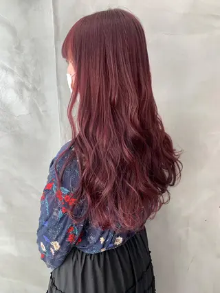 ロング カラー suu所属・🐝 hachi🐝のヘアスタイル